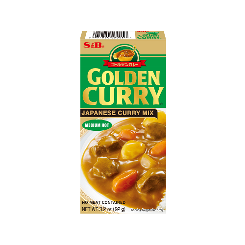 Curry Golden Cube Moyen (Moyen) S&B 92g